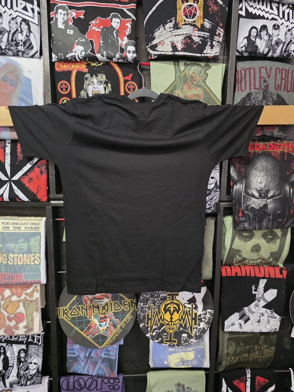 Twisted Sister Graphic Tee - Black with Yellow & Pink Print - Picture 3 of 5